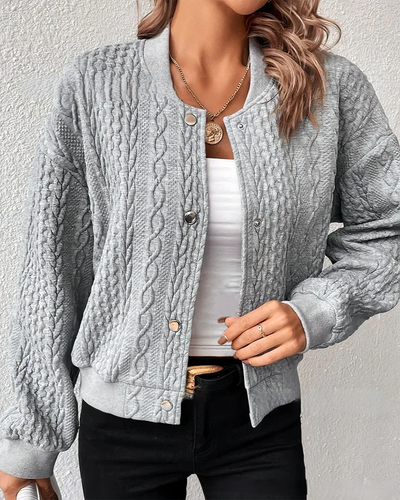 ALLISON - Grob Gestrickte Strickjacke