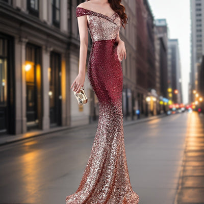 Aleah - Begehrenswertes Pailletten-Abendkleid