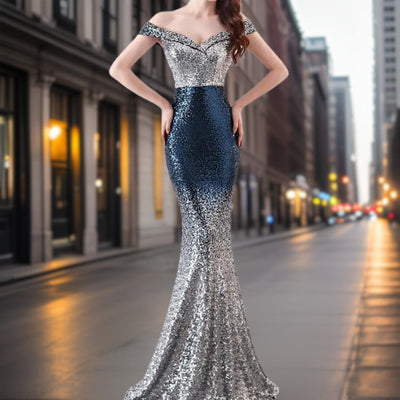 Aleah - Begehrenswertes Pailletten-Abendkleid