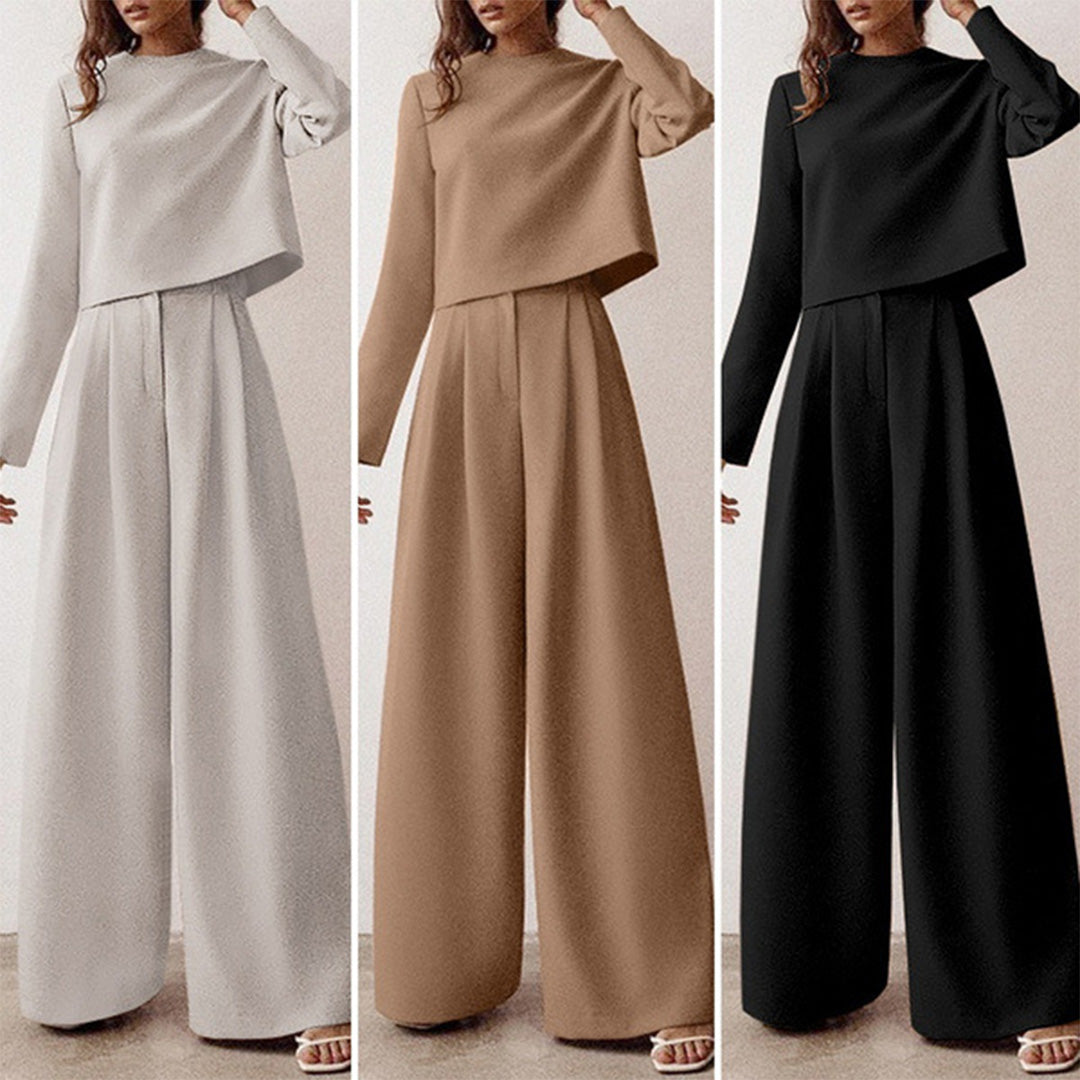 KAMIYAH - Elegantes Zweiteiliges Palazzo-Set