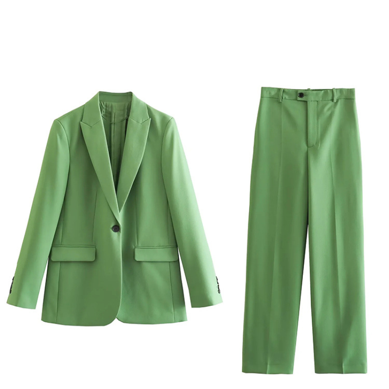 Antje - Women's office Solid Damenanzüge 2-teilig