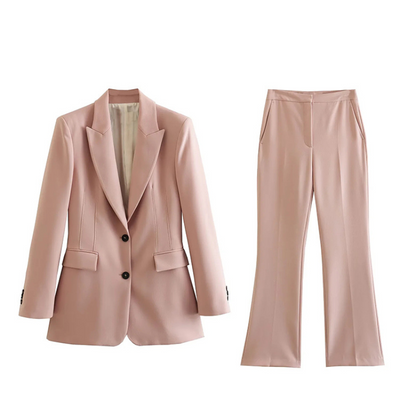Antje - Women's office Solid Damenanzüge 2-teilig