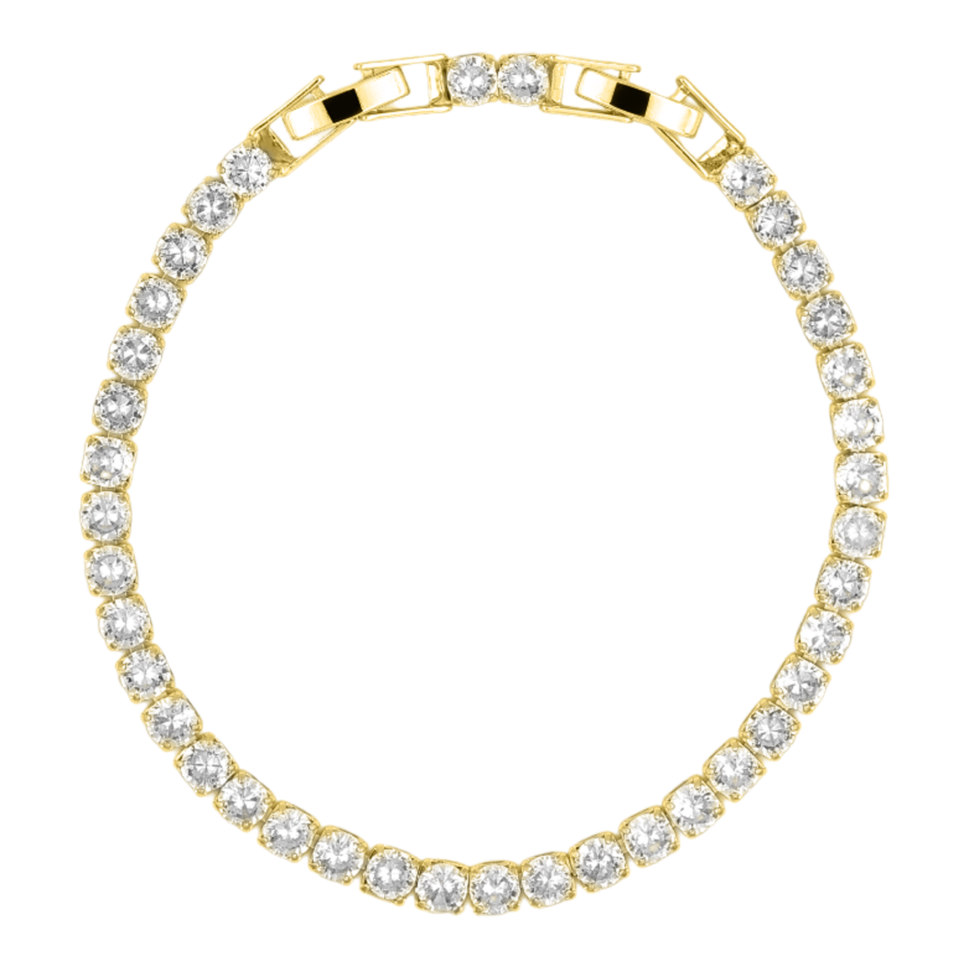 Saini Tennis Armband 14K Vergoldet