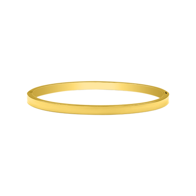 Element Gravur "Thin" Armreif 14K Vergoldet
