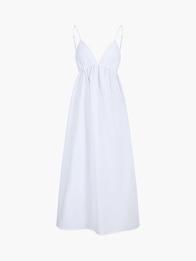 Grace - Coastal Cowgirl Langes Kleid mit offenem Rücken