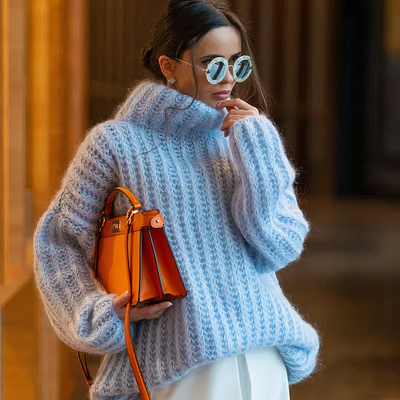 BRIANNA - Flauschiger Strickpulli