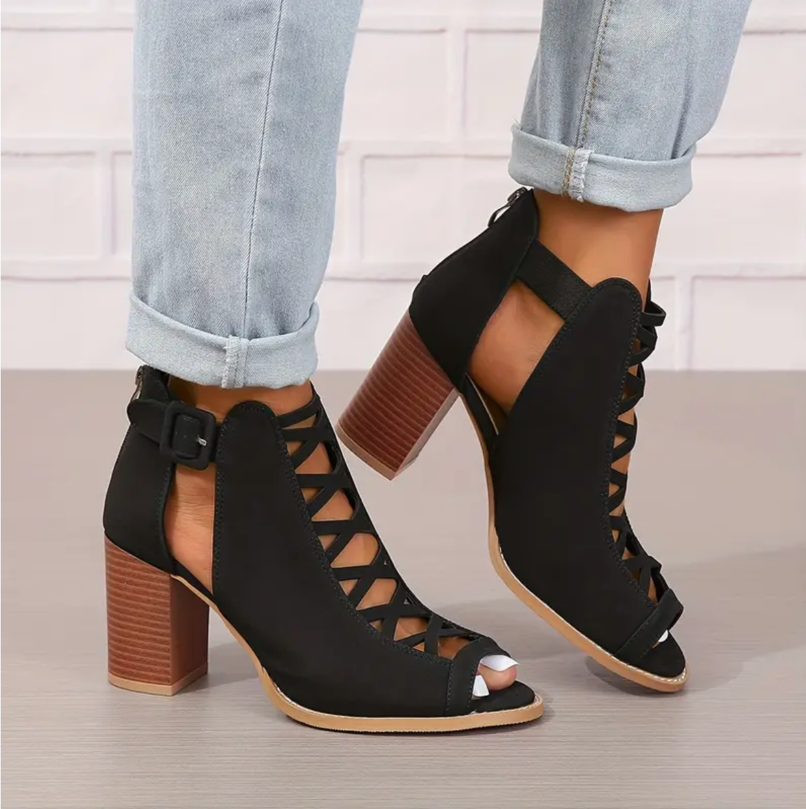 Lisa - Die Retro-High-Heels mit klobigem Absatz