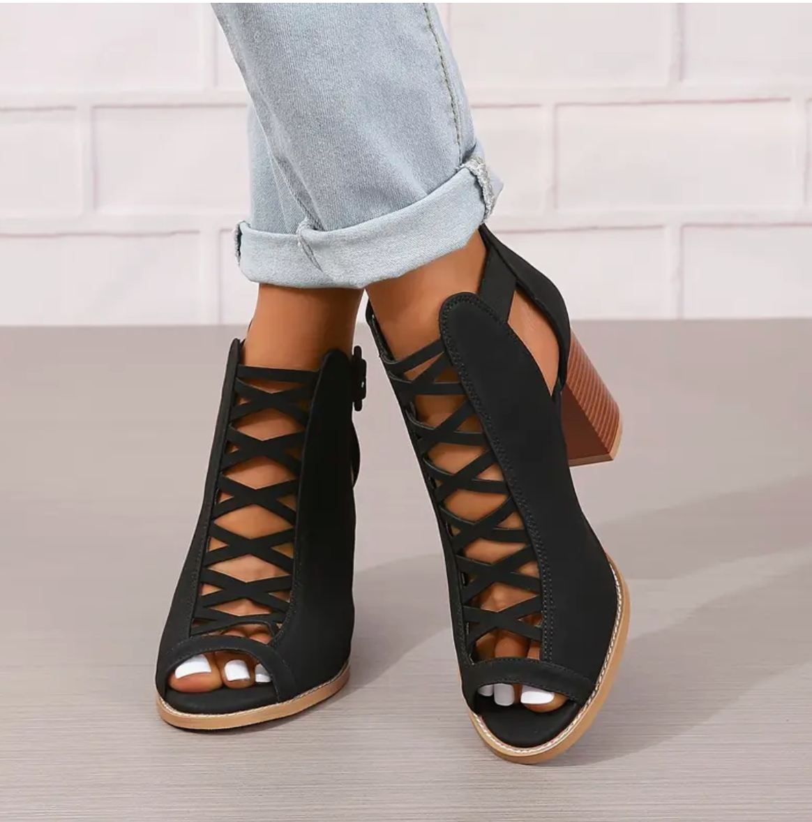 Lisa - Die Retro-High-Heels mit klobigem Absatz