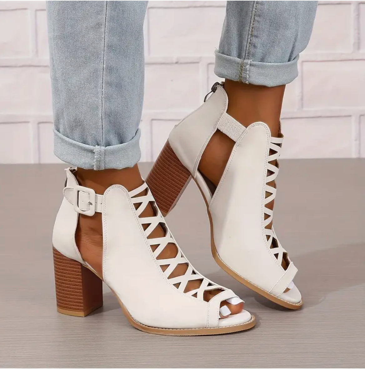 Lisa - Die Retro-High-Heels mit klobigem Absatz
