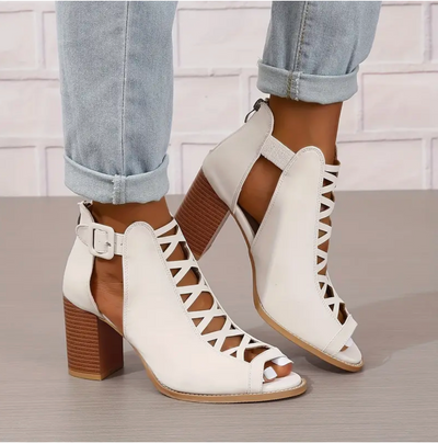 Lisa - Die Retro-High-Heels mit klobigem Absatz