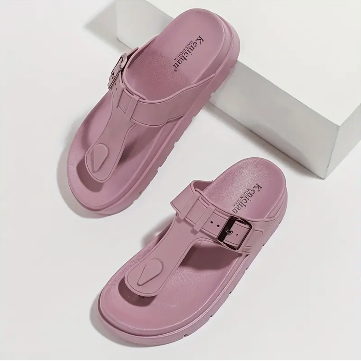 Lotte - Die bequemen Flip-Flops mit Uni-Farbe