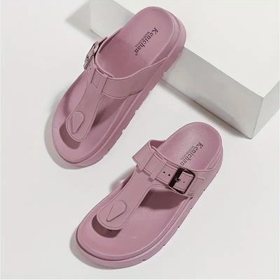 Lotte - Die bequemen Flip-Flops mit Uni-Farbe