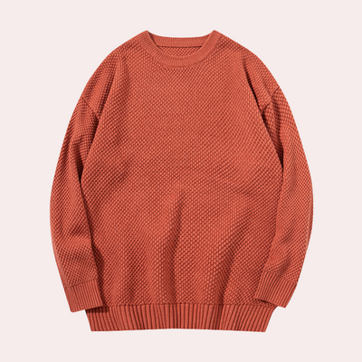 Trond - Lässiger Herren-Pullover mit Rundhalsausschnitt