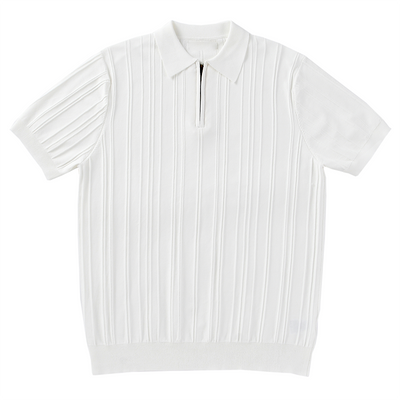 Ewiges Velours-Poloshirt aus Strick