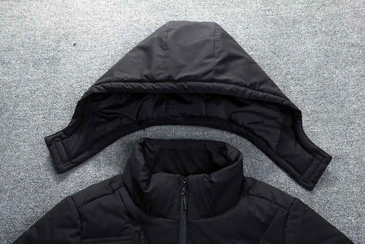 Gesteppte Kapuzenjacke mit urbanem Design - Narel