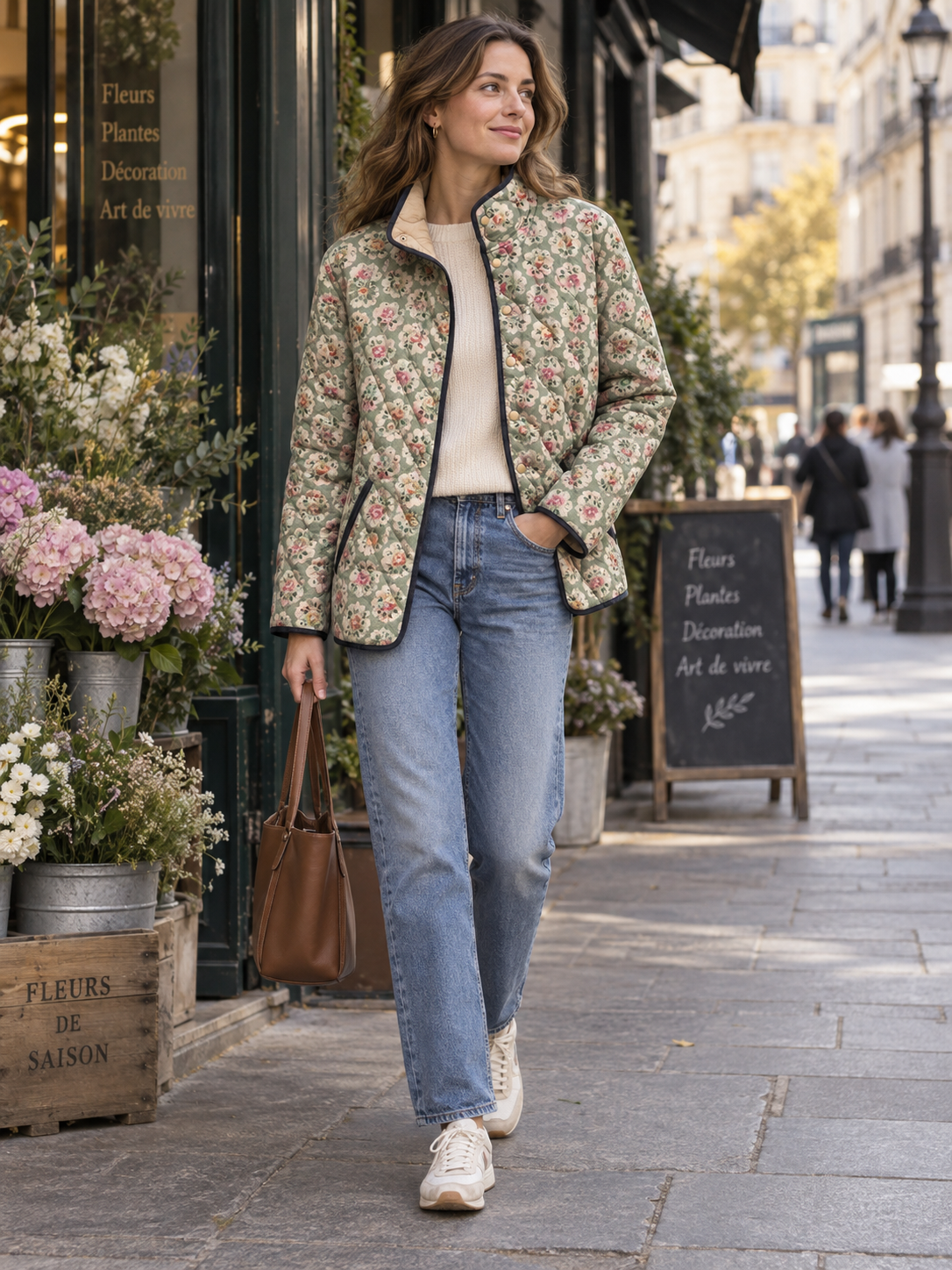 Steppjacke & Jeans