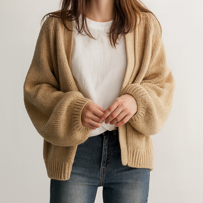 Damen Strickjacke mit grobem Strickmuster - Robyn