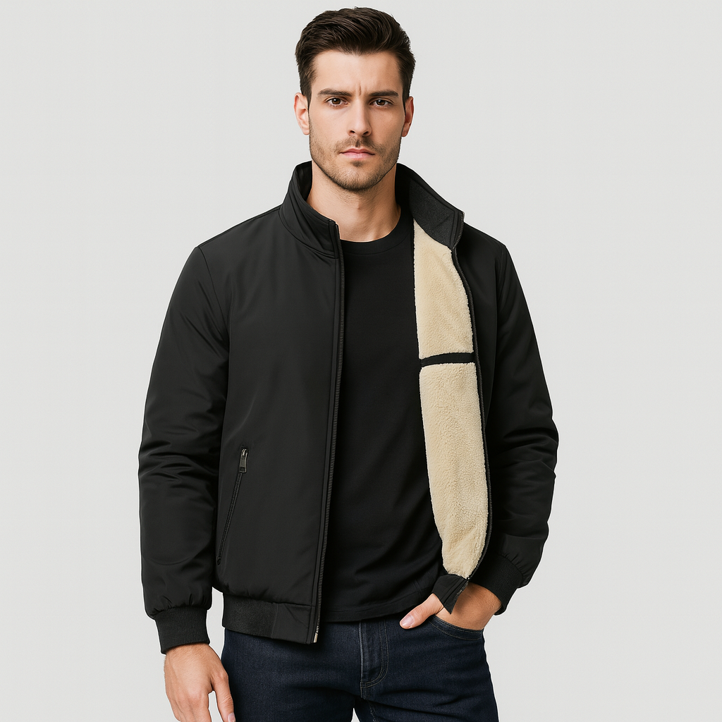 Herren-Fleece-Innenjacke mit Reißverschluss - Boaz