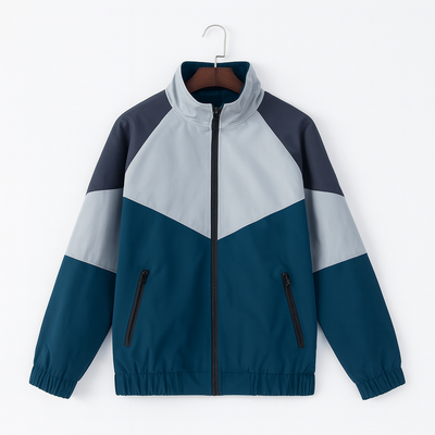 Sportjacke mit Farbblock-Reißverschluss - Axton