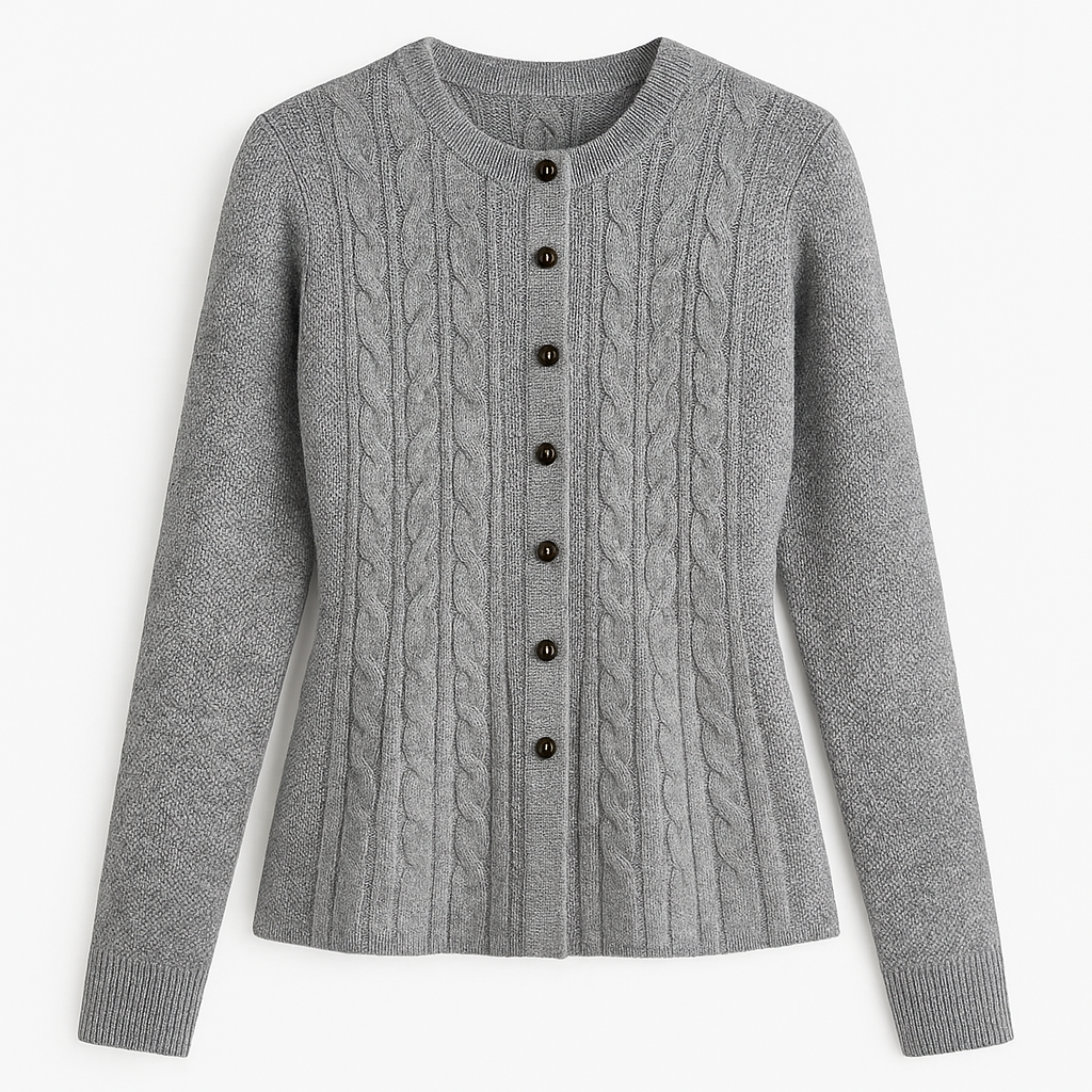 Geflochtene Strickjacke - Marivonne