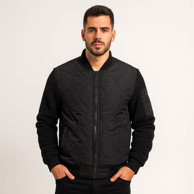 Herren-Bomberjacke aus veganem Mischgewebe - Auren