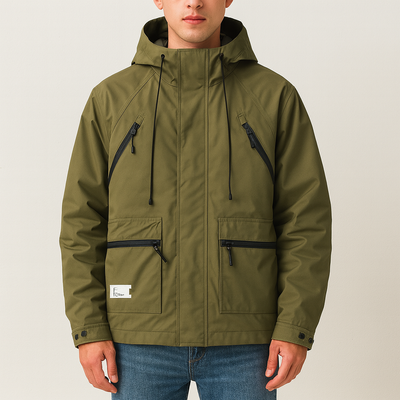 Technische Jacke mit Kapuze für Männer - Tomas