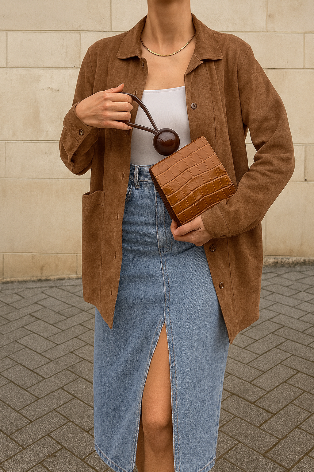 Braune Vintage-Jacke - Madison