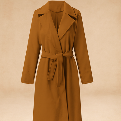 Langer Wollmantel für Frauen - Isoria