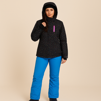 Warmer und wasserdichter Skianzug für Damen - Liora