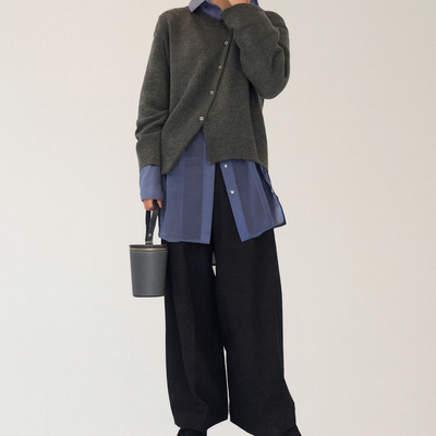 Damen Strickjacke mit Rundhalsausschnitt - Arlena