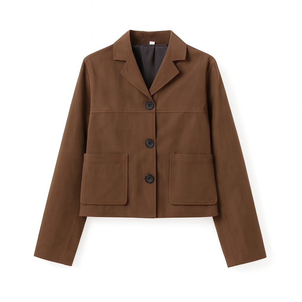 Kurze Damenjacke aus Wildleder - Maeris