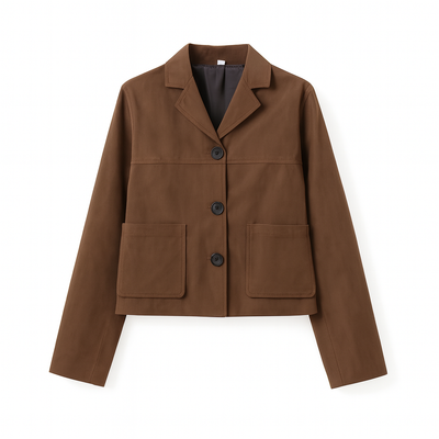 Kurze Damenjacke aus Wildleder - Maeris