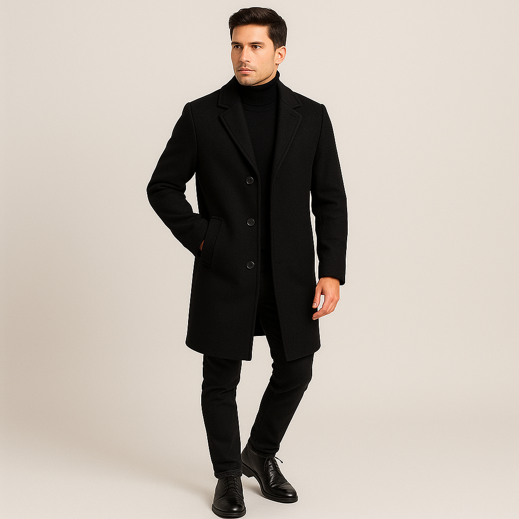 Klassischer und eleganter Herrenmantel - Stergen