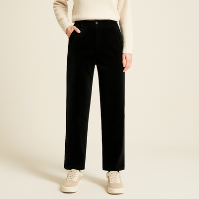 Warme Damenhose mit Woll-Effekt - Annelise