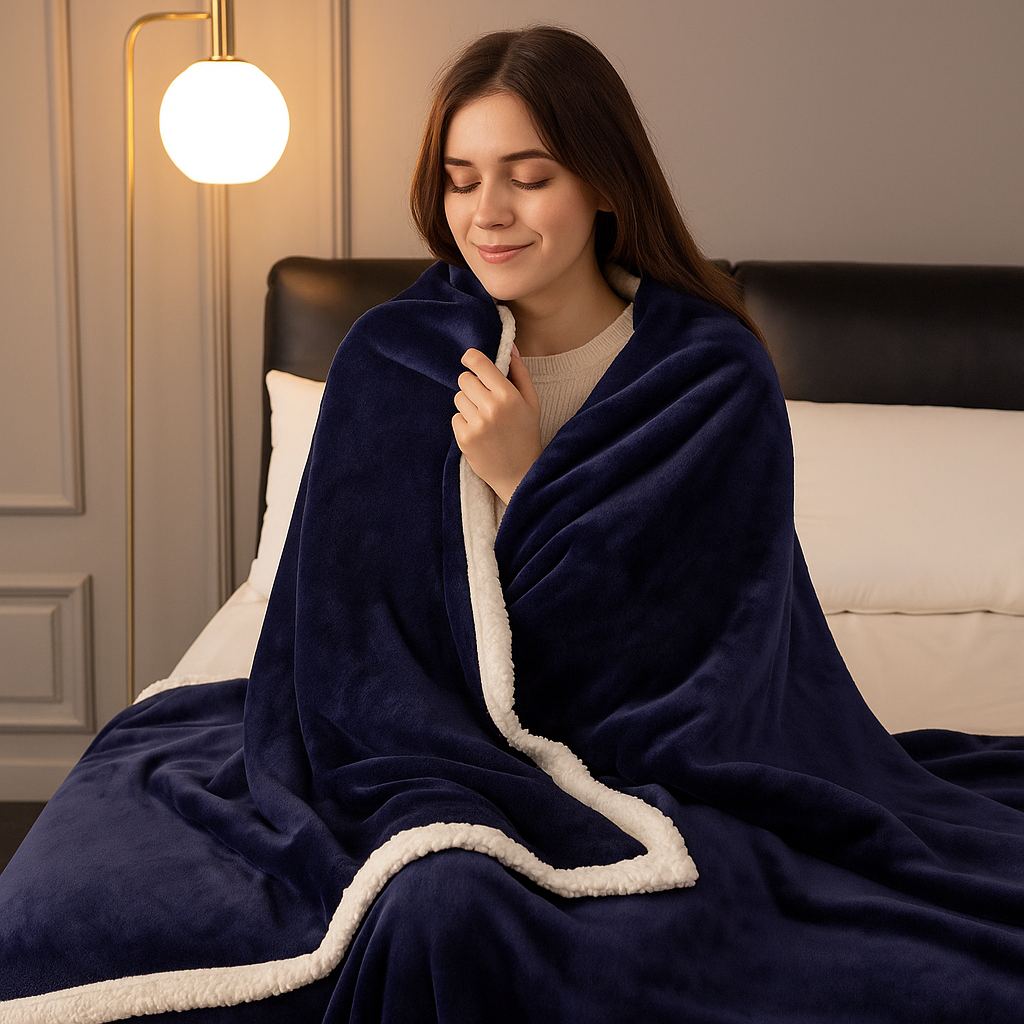 Luxuriöse Winterdecke