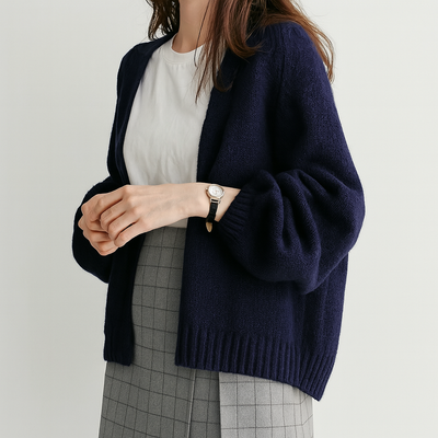Damen Strickjacke mit grobem Strickmuster - Robyn