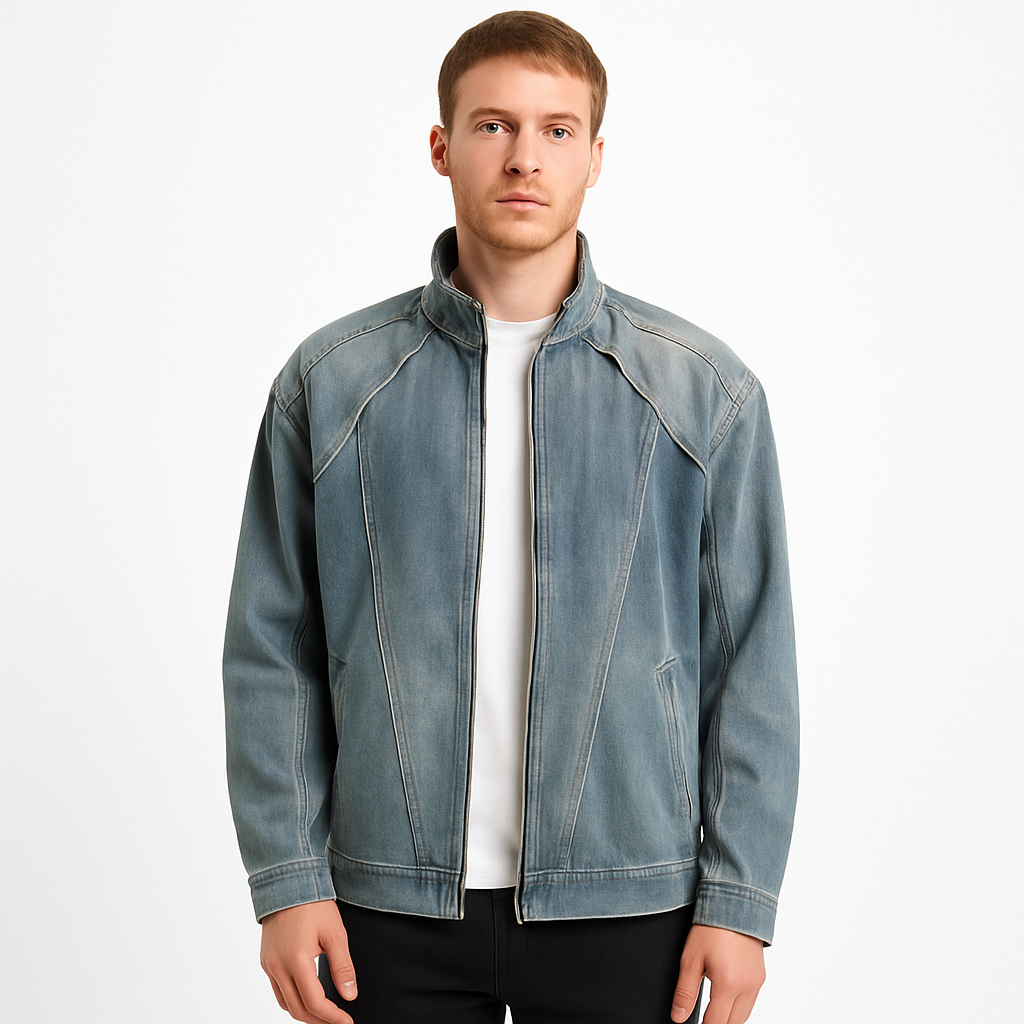 Herren Jeansjacke mit Wascheffekt - Partew