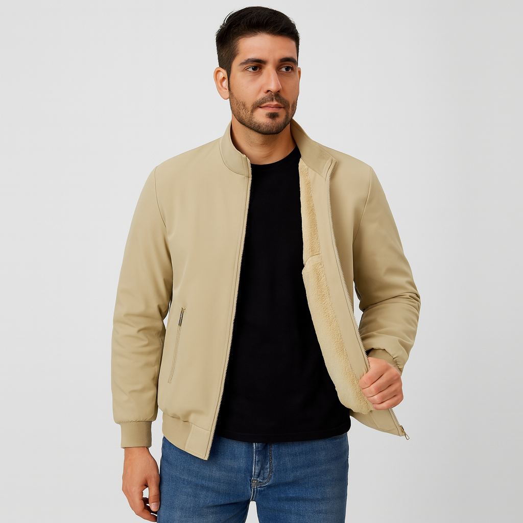 Herren-Fleece-Innenjacke mit Reißverschluss - Boaz
