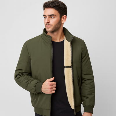 Herren-Fleece-Innenjacke mit Reißverschluss - Boaz