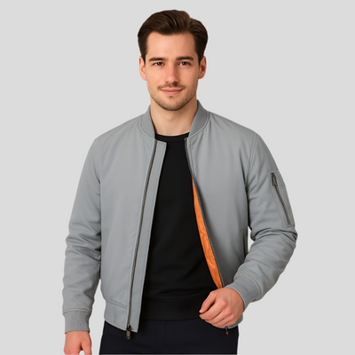 Herren-Bomberjacke mit Innenfutter - Julian