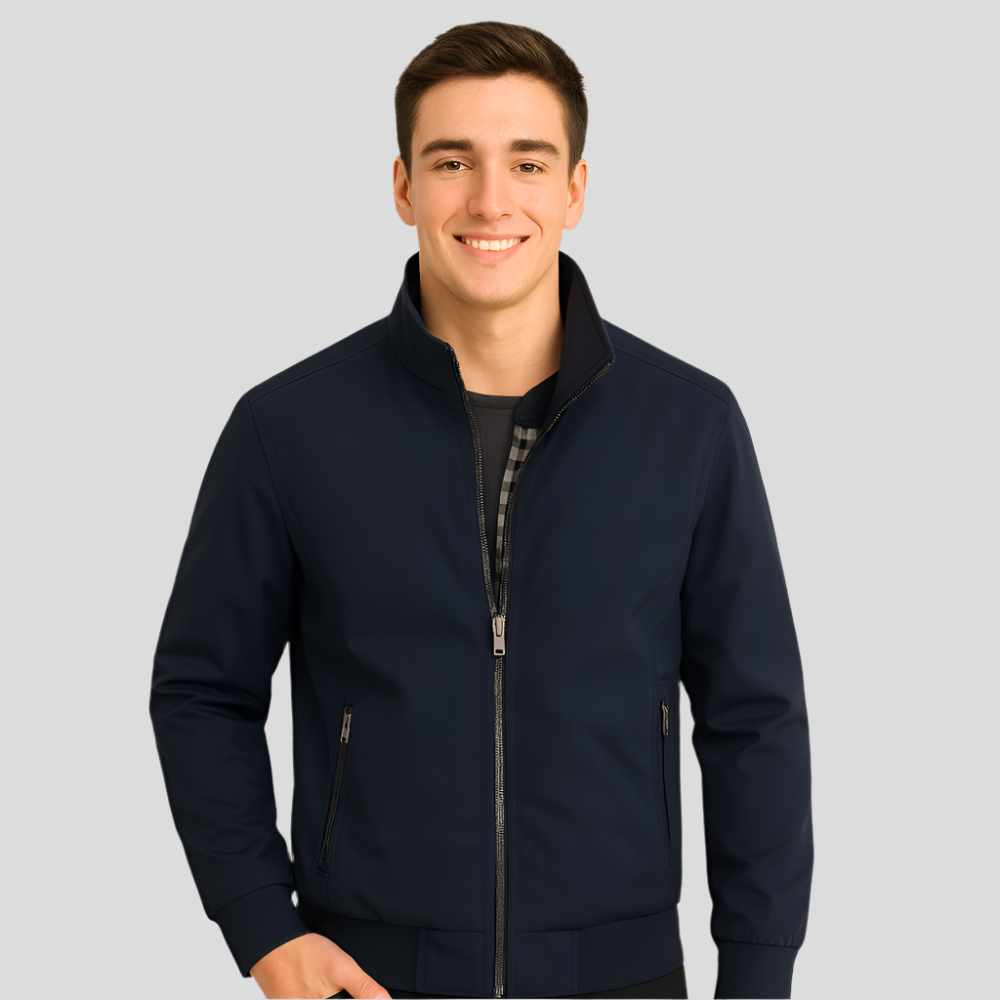 Leichte Herrenjacke mit Reißverschluss - Brad