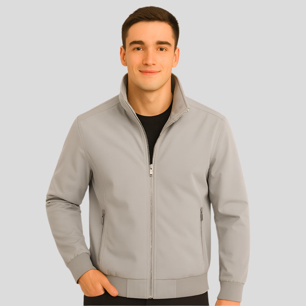 Leichte Herrenjacke mit Reißverschluss - Brad