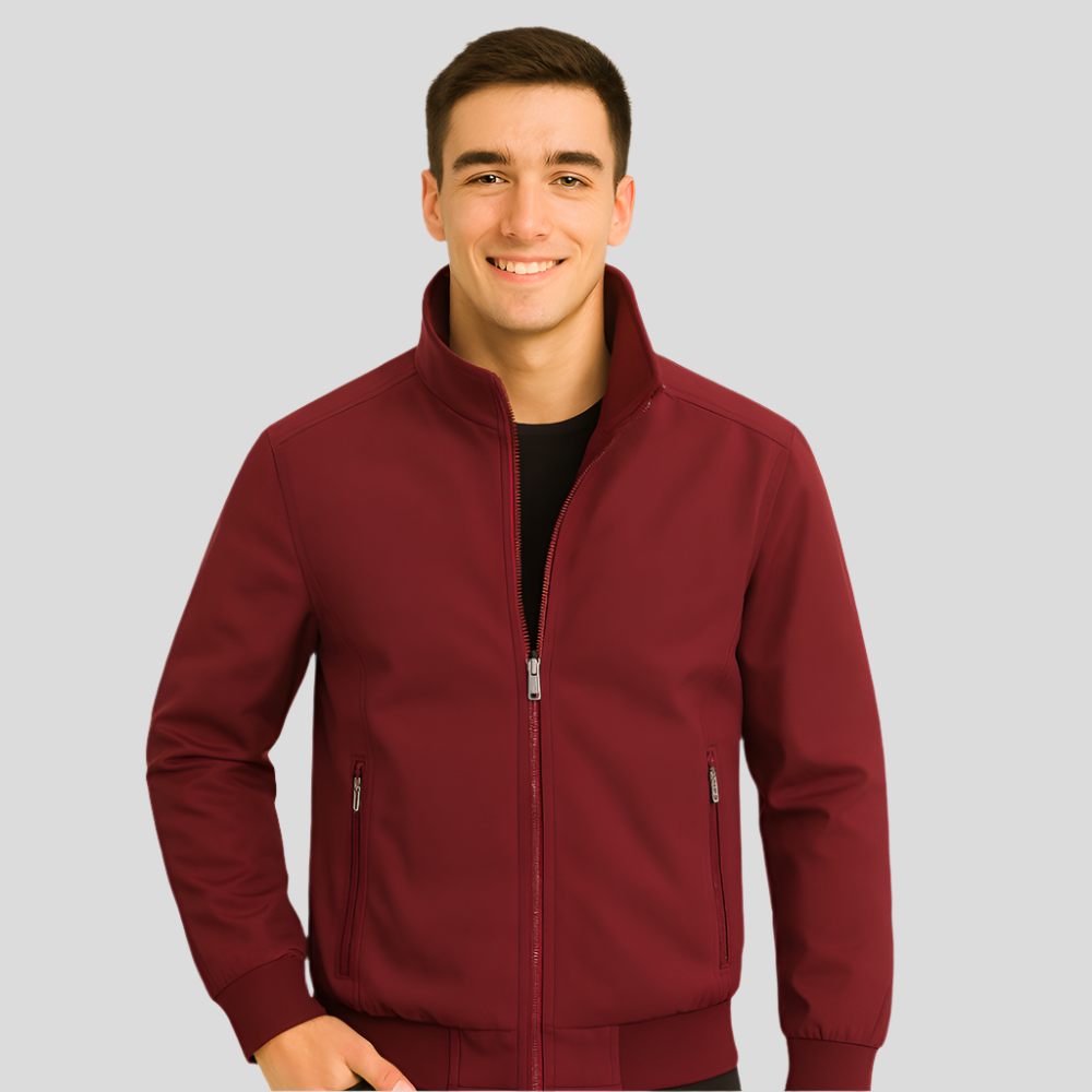 Leichte Herrenjacke mit Reißverschluss - Brad