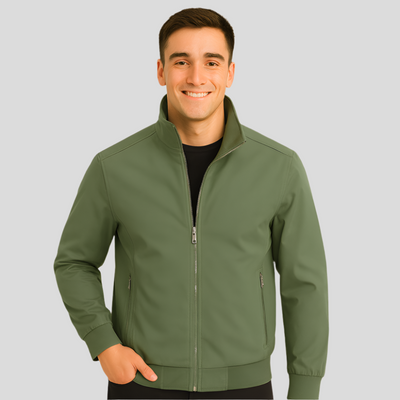 Leichte Herrenjacke mit Reißverschluss - Brad