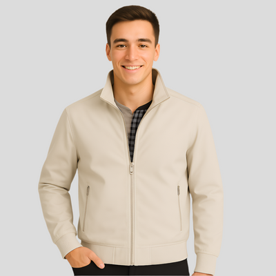 Leichte Herrenjacke mit Reißverschluss - Brad