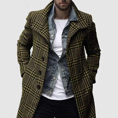 DYLAN - Kariert Lapel Mantel
