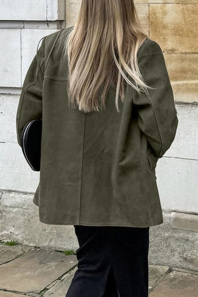 Veganer Lederblazer für Damen, klassischer Schnitt - Colette