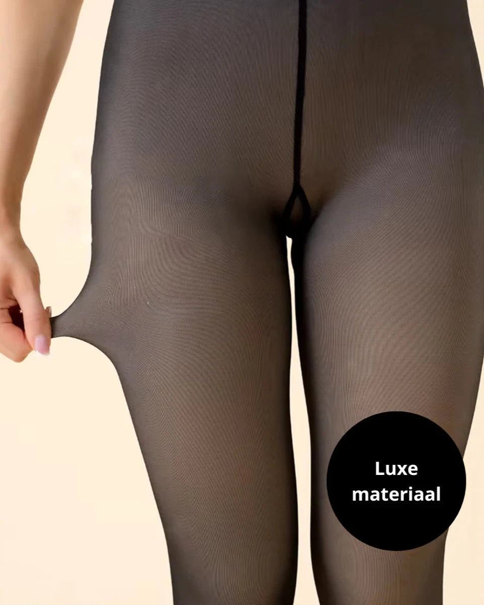 Damen-Thermostrumpfhose mit Fleece-Futter - Delphine