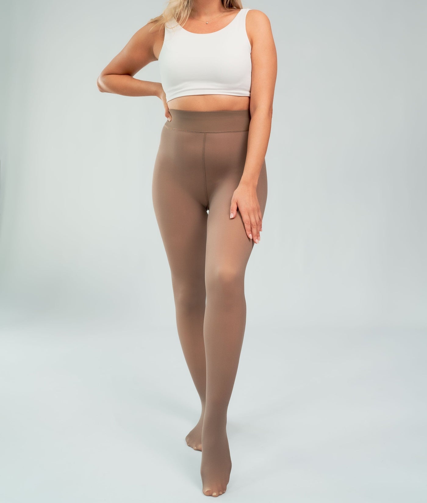 Damen-Thermostrumpfhose mit Fleece-Futter - Delphine