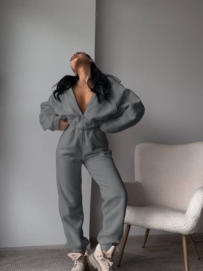 Sportliches Damen-Kapuzen-Outfit - Arlette
